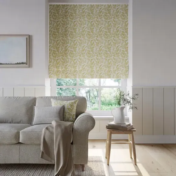 Made to Measure Roman Blind - Ochre, Cotton