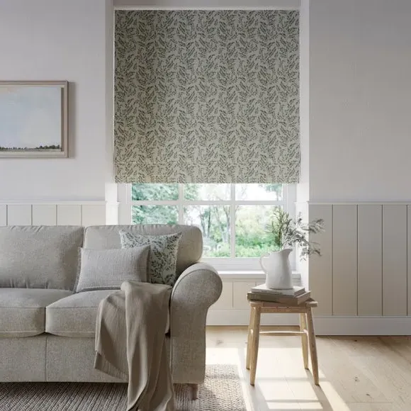 Made to Measure Roman Blind - Sage, Cotton