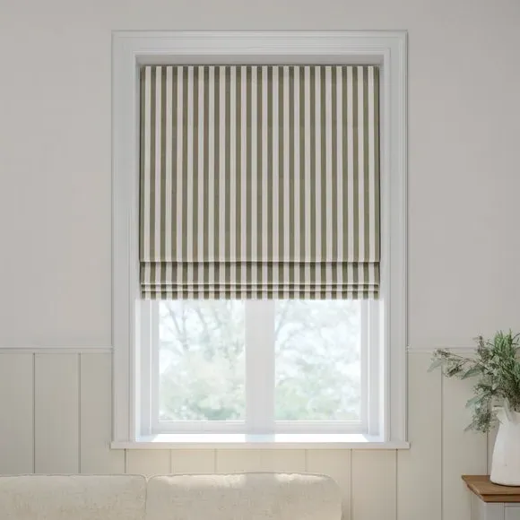 Made to Measure Roman Blind - Slate, Cotton