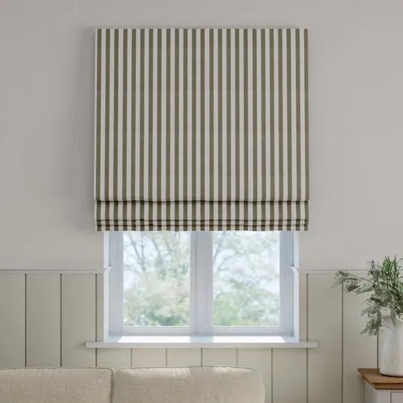 Made to Measure Roman Blind - Slate, Cotton