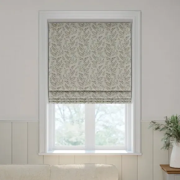 Made to Measure Roman Blind - Slate, Cotton