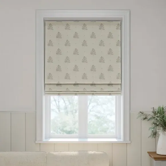 Made to Measure Roman Blind - Slate, Cotton