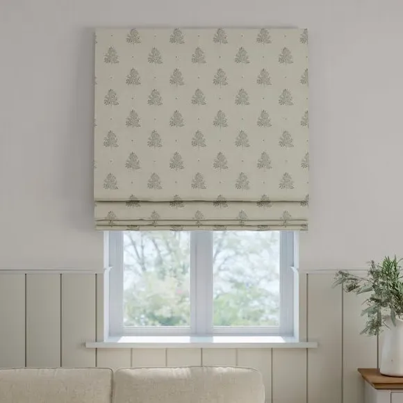 Made to Measure Roman Blind - Slate, Cotton