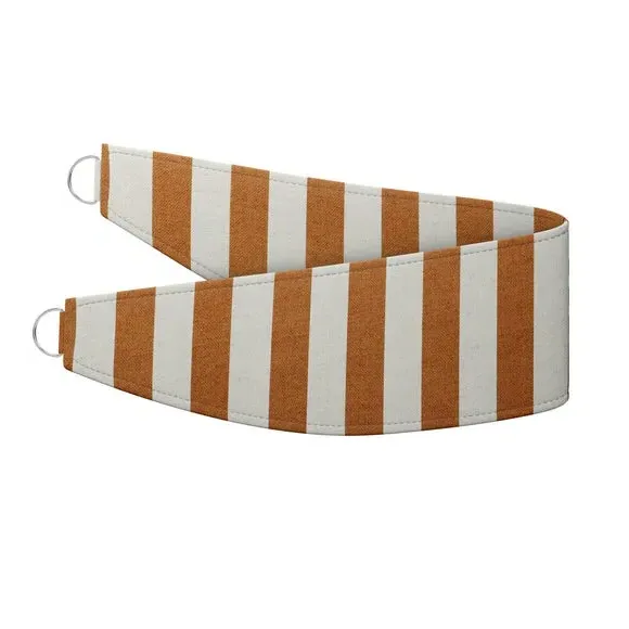 Striped Curtain Tieback - Ginger, Cotton