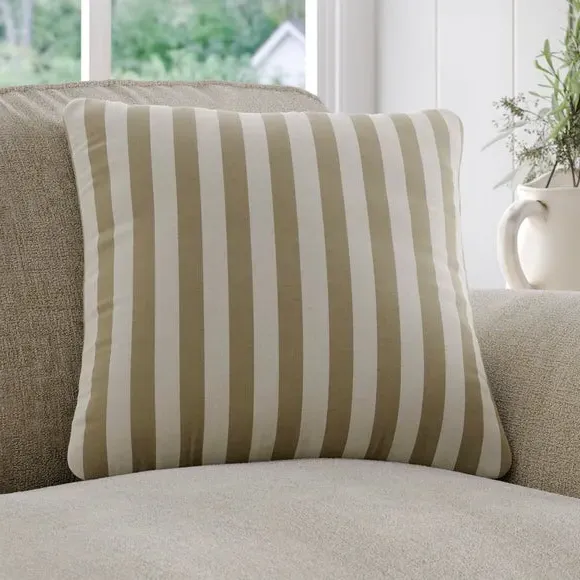 Striped Cushion Cover - Linen, Cotton
