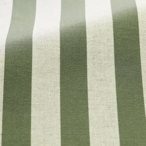 Striped Cushion Cover - Sage, Cotton