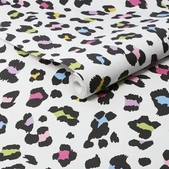 Animal Print Wallpaper - Multicolor, Removable