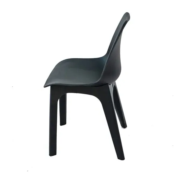 2-Seater Bistro Set with Chairs - Dark Grey