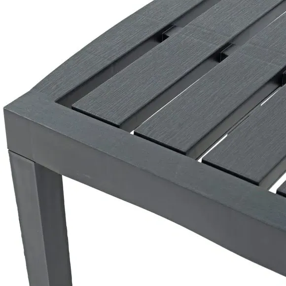 4-Seater Conversation Set with Table - Grey