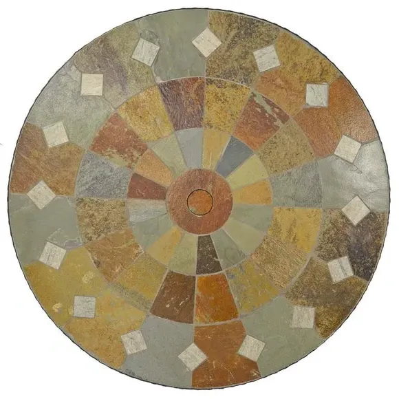 5-Piece Patio Dining Set - Multicolor, Stone