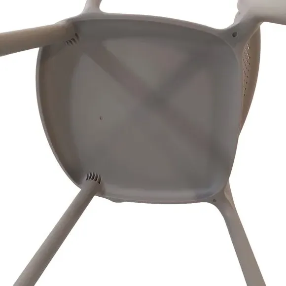 6-Seater Dining Set with Armchairs - Grey