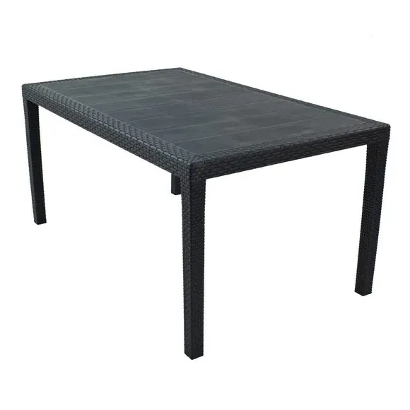 6-Seater Dining Table - Grey, Polypropylene image