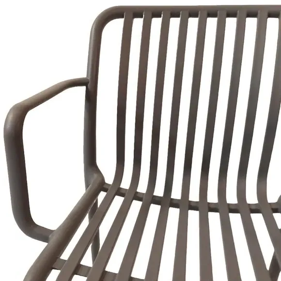 8-Seater Dining Set with Armchairs - Grey