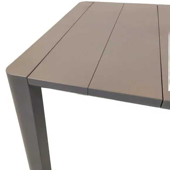 8-Seater Dining Set with Armchairs - Grey