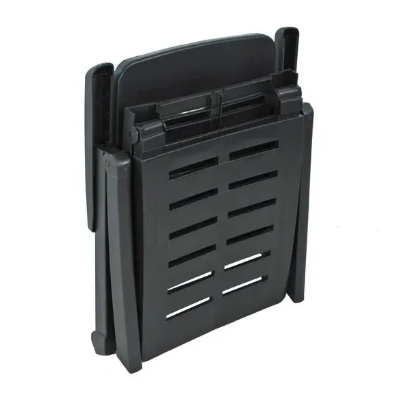 Foldable Sun Lounger - White, Polypropylene