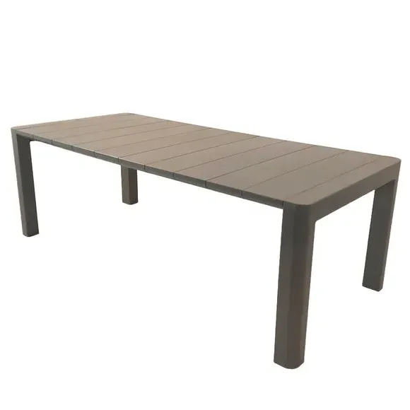 Rectangular Dining Table - Grey, Polypropylene