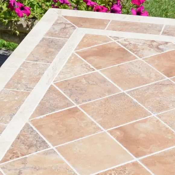 Rectangular Dining Table - Terracotta, Ceramic