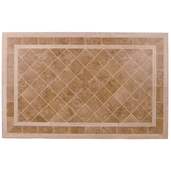 Rectangular Dining Table - Terracotta, Ceramic