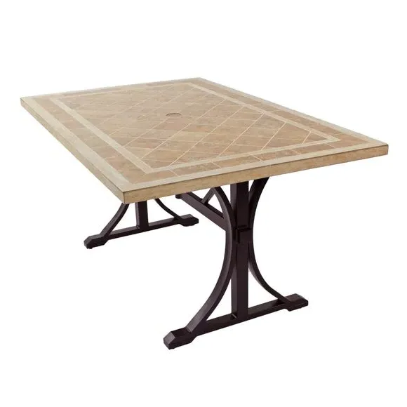Rectangular Dining Table - Terracotta, Ceramic