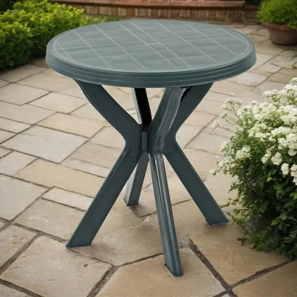 Round Bistro Table - Dark Green