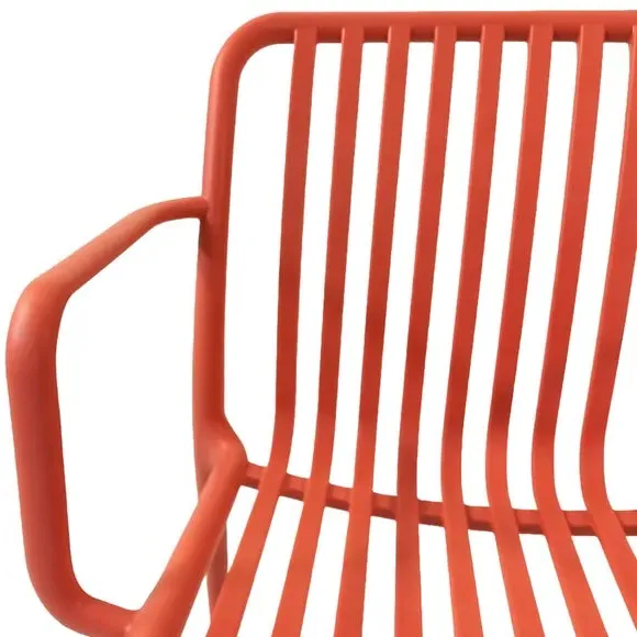 Round Bistro Table with 2 Chairs - Chilli