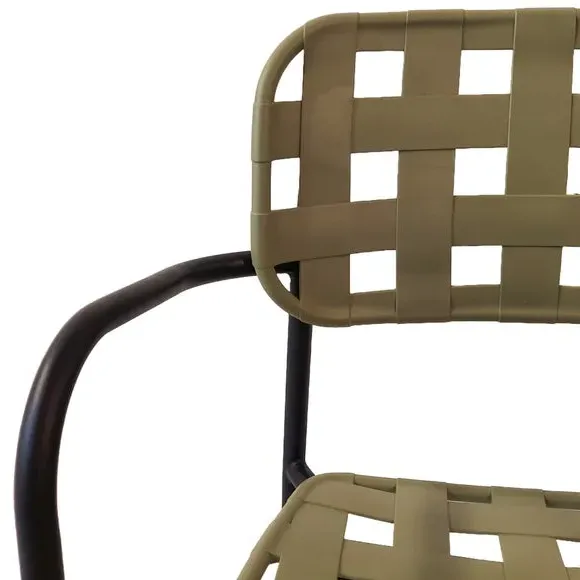 Round Bistro Table with 2 Chairs - Multicolor