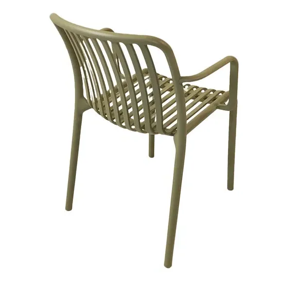 Set of 2 Stackable Chairs - Avocado, Polypropylene