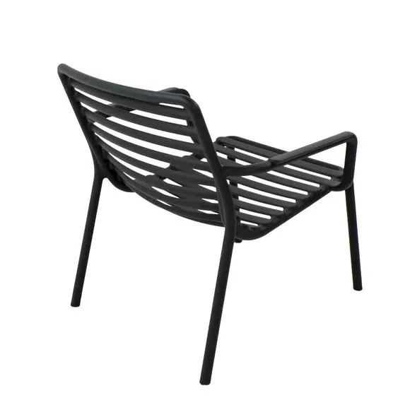 Stackable Lounge Chair - Anthracite, Resin