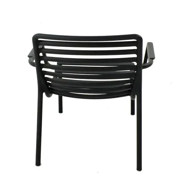 Stackable Lounge Chair - Anthracite, Resin