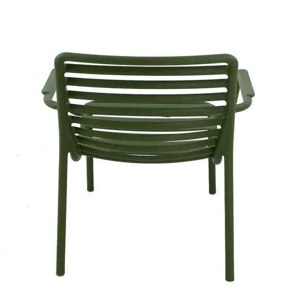 Stackable Lounge Chair - Olive, Resin