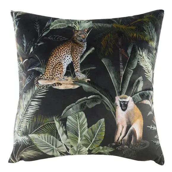 Animal Print Cushion - Multicolor, Polyester image