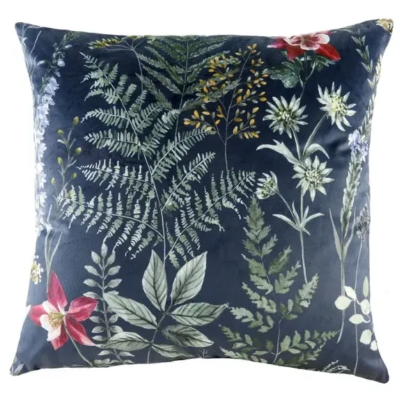 Botanical Print Cushion - Multicolor, Polyester image