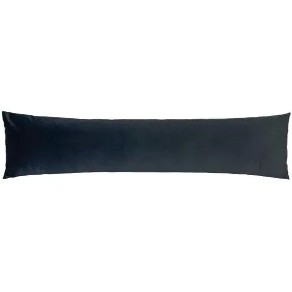 Draught Excluder with Soft Edging - Black, Velvet image