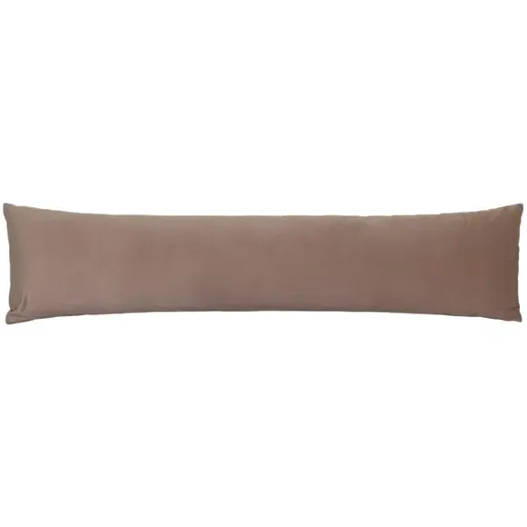 Draught Excluder with Soft Edging - Pink, Velvet