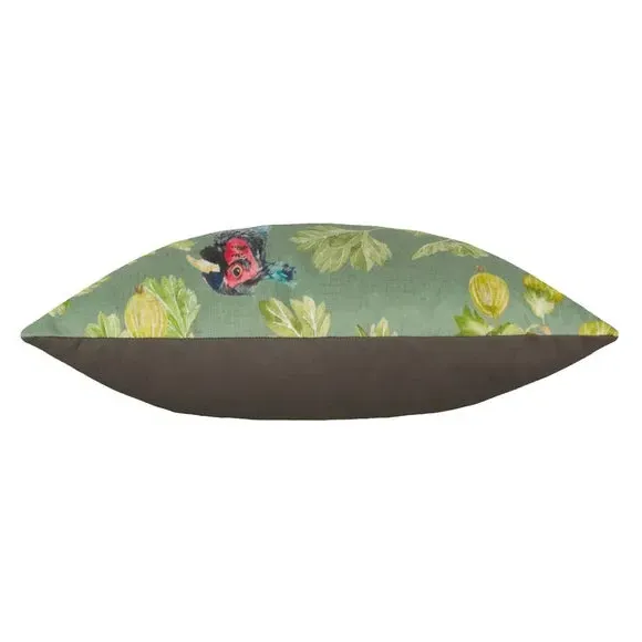 Outdoor Cushion with Pheasant Design - Olive