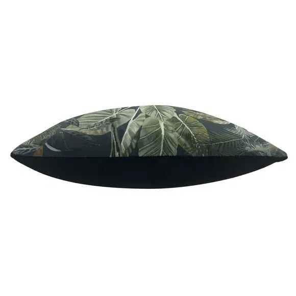 Square Cushion with Jungle Print - Multicolor
