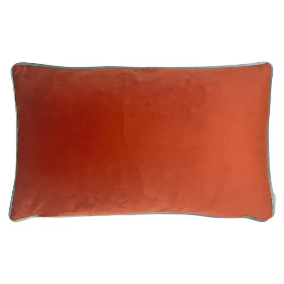 Square Cushion with Peacock Print - Multicolor, Velvet