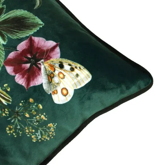 Square Cushion with Zip Closure - Multicolor