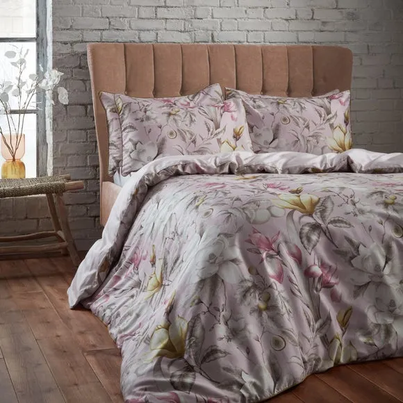 Floral Duvet Cover Set with Pillowcases - Blush