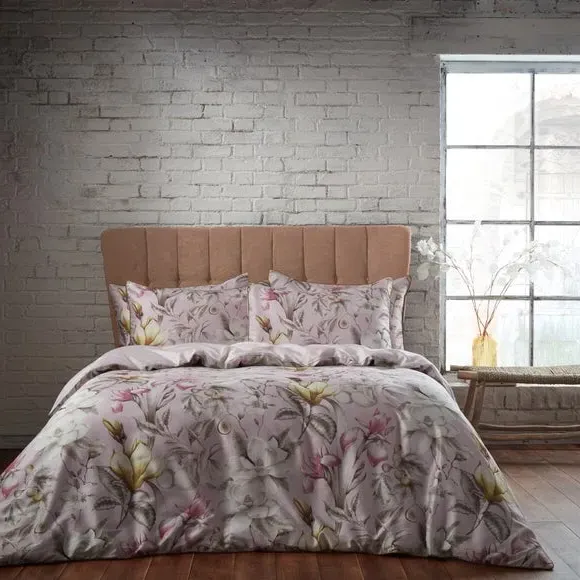 Floral Duvet Cover Set with Pillowcases - Blush