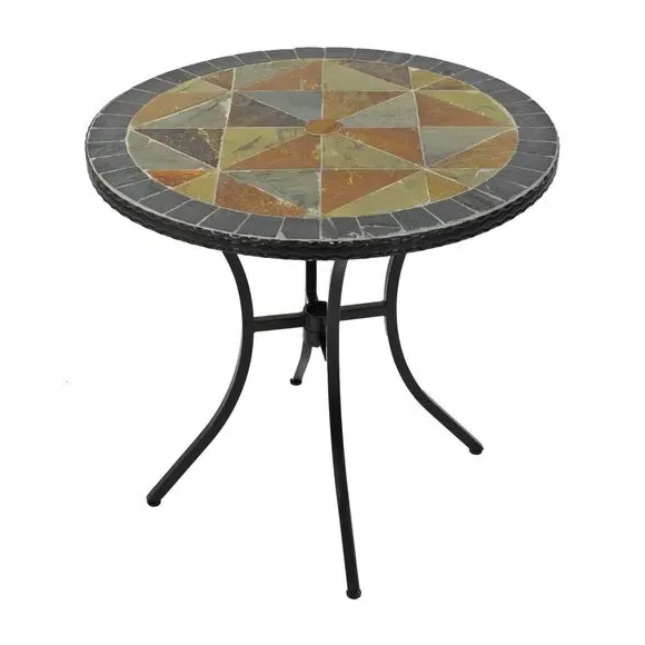 3-Piece Bistro Table Set - Multicolor, Stone