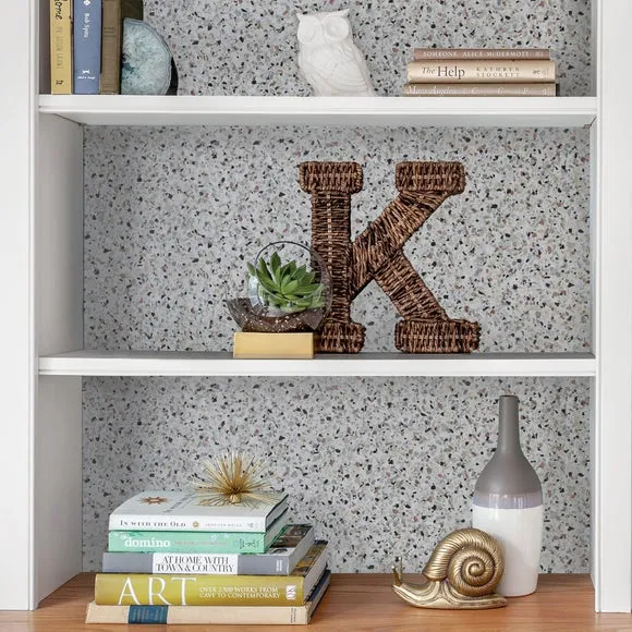 Adhesive Back Plastic - Terrazzo, Vinyl image