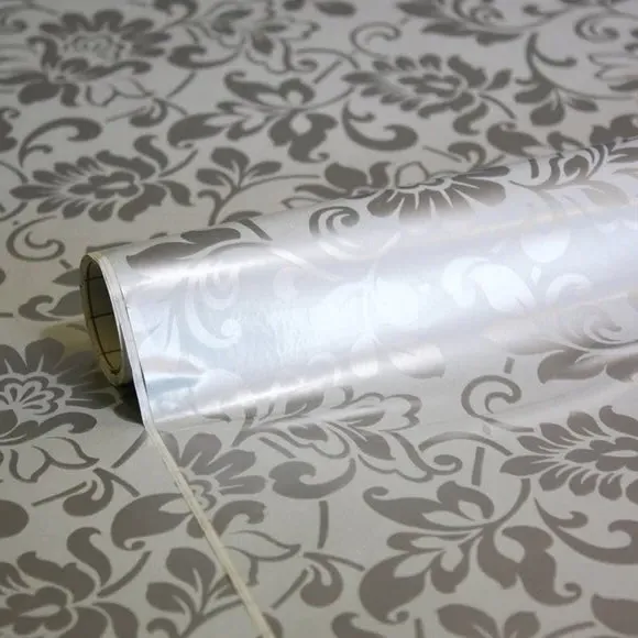 Adhesive Film Roll - Silver, Vinyl