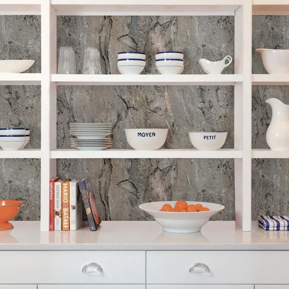 Self-Adhesive Decorative Film - Grey Stone image