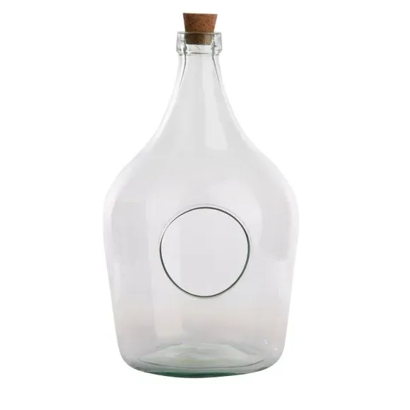 5 Litre Open Terrarium - Clear, Glass