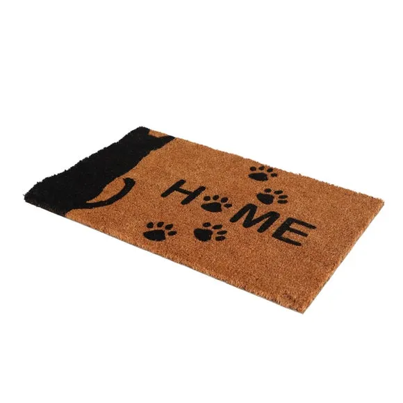 Cat Home Doormat - Brown, Coir image