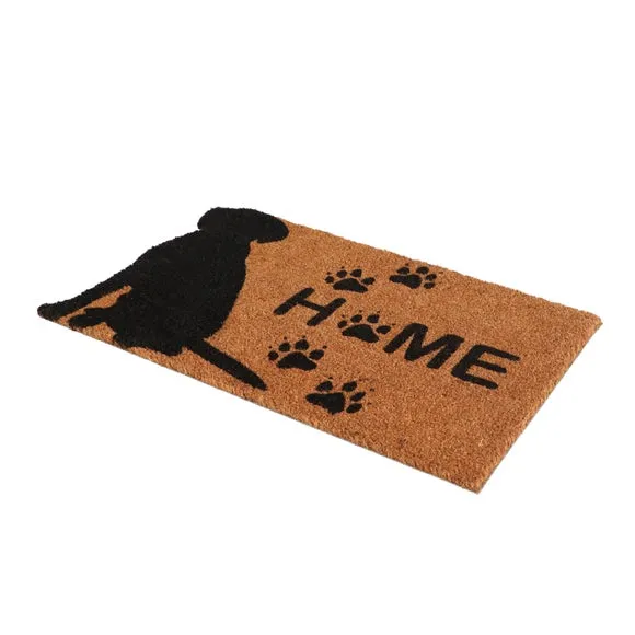 Dog Home Doormat - Brown, Coir image