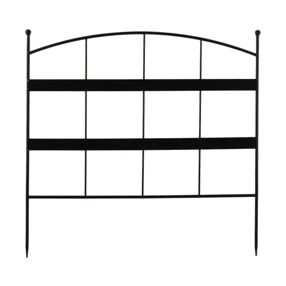 Modern Garden Border Edge - Black, Steel image