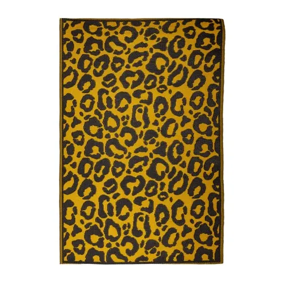 Outdoor Rug Reversible - Brown, Plastic image