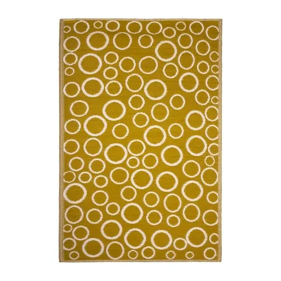Rectangular Outdoor Rug Reversible - Yellow